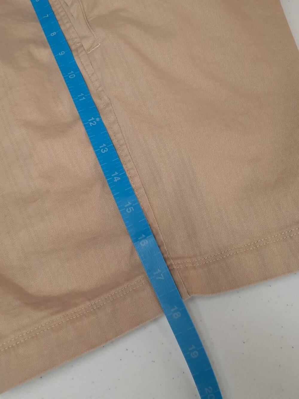 GAP Men's XXL Khaki Tan Drawstring Shorts Stretch Cotton Casual Preppy Classic - Picture 9 of 10